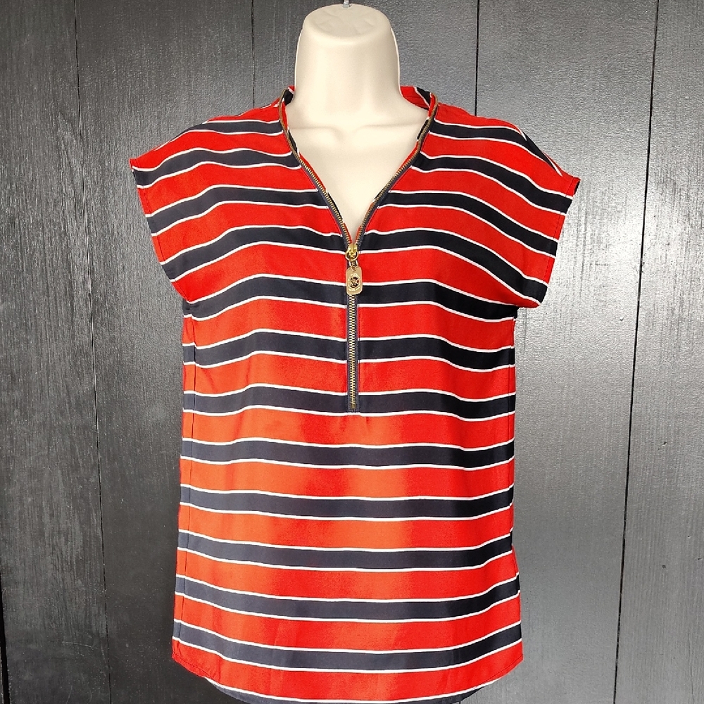 ♥️ Michael Kors Sleeveless Striped Blouse XS